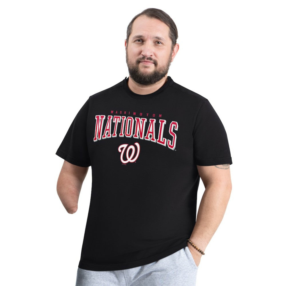 Washington Nationals G-III Sports by Carl Banks Adaptive Classic Team Spirit T-Shirt Near Me