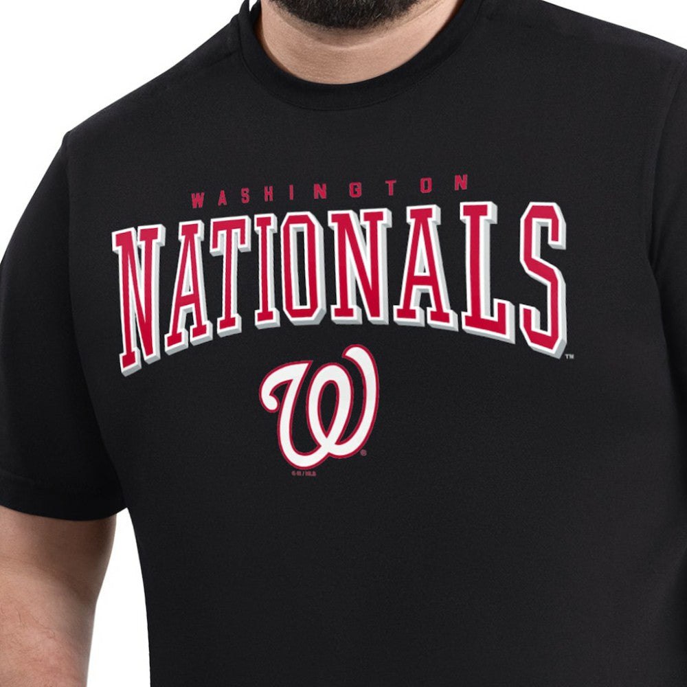 Washington Nationals G-III Sports by Carl Banks Adaptive Classic Team Spirit T-Shirt Near Me