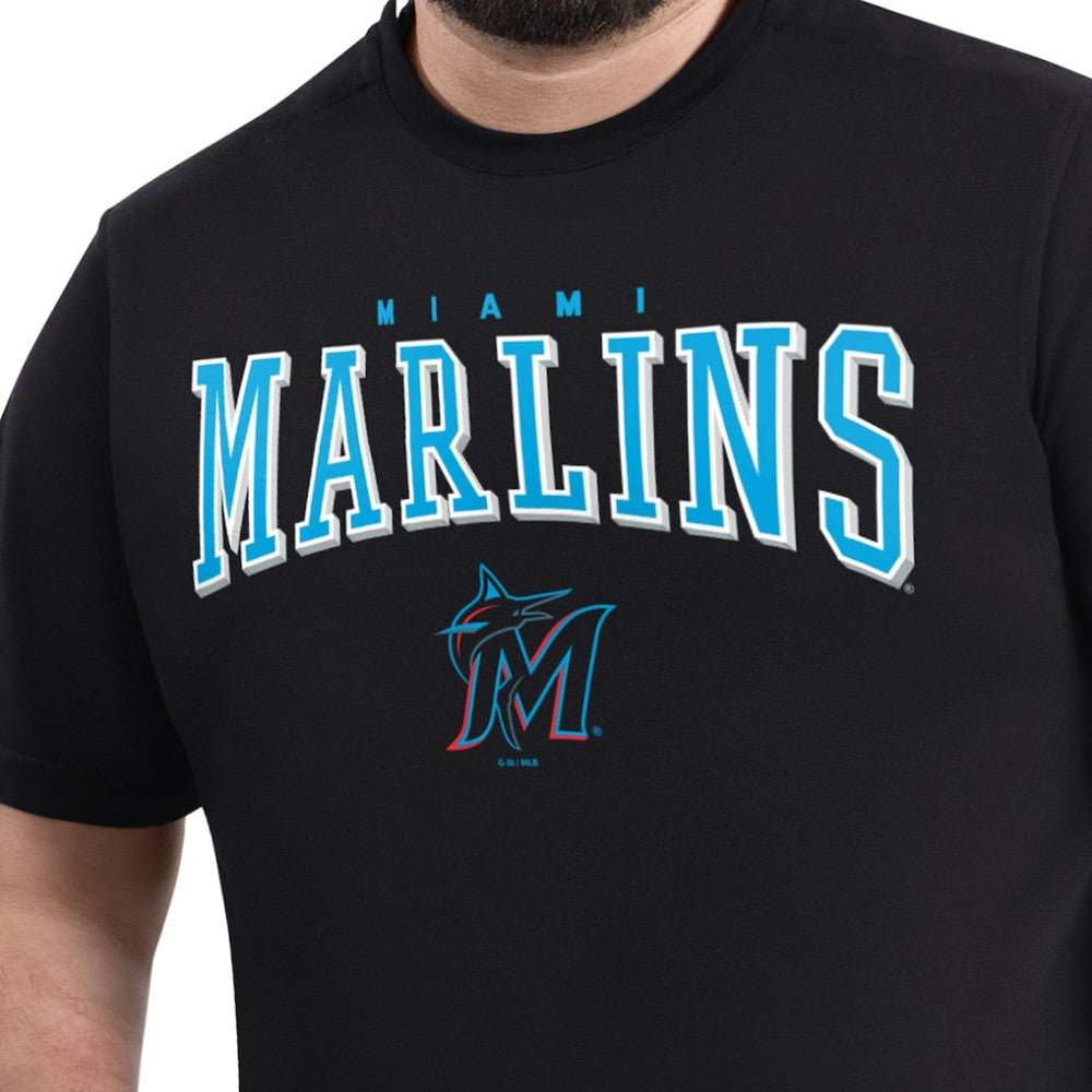 Miami Marlins G-III Sports by Carl Banks Adaptive Classic Team Spirit T-Shirt Online