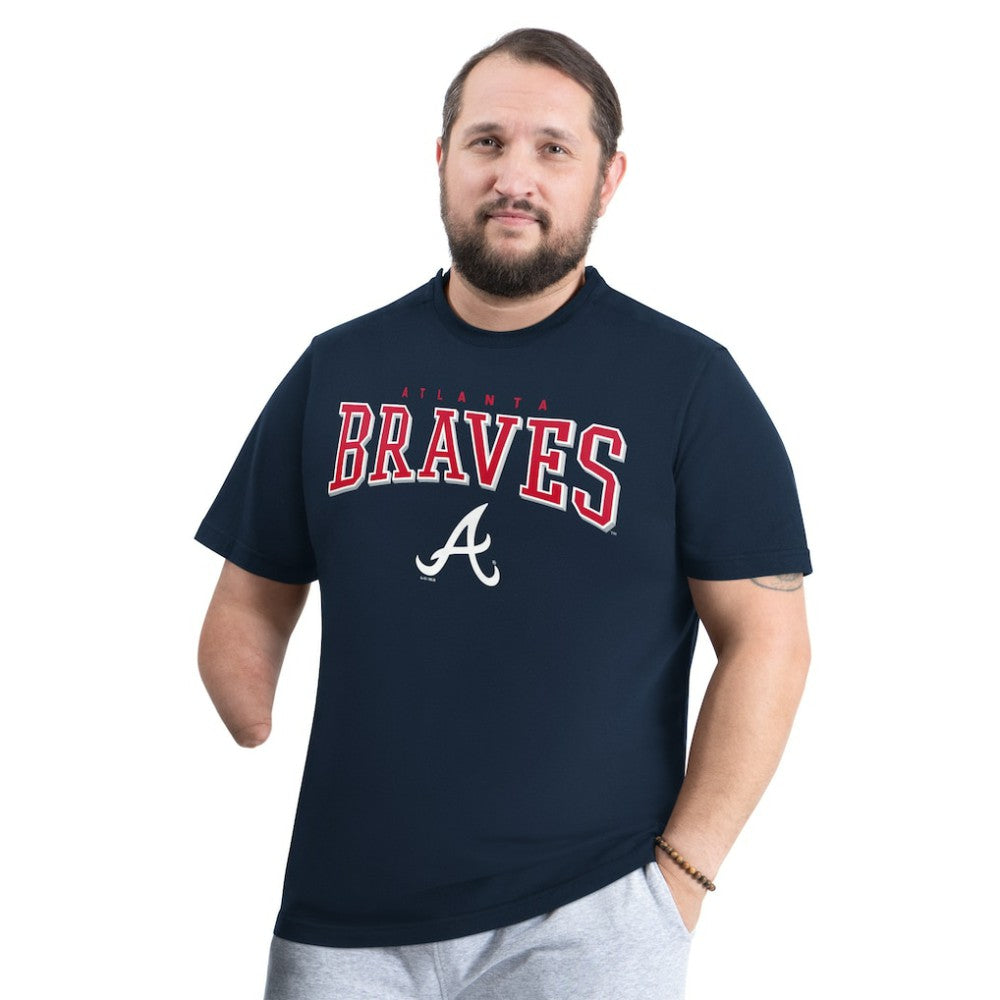 Atlanta Braves G-III Sports by Carl Banks Adaptive Classic Team Spirit T-Shirt Sale