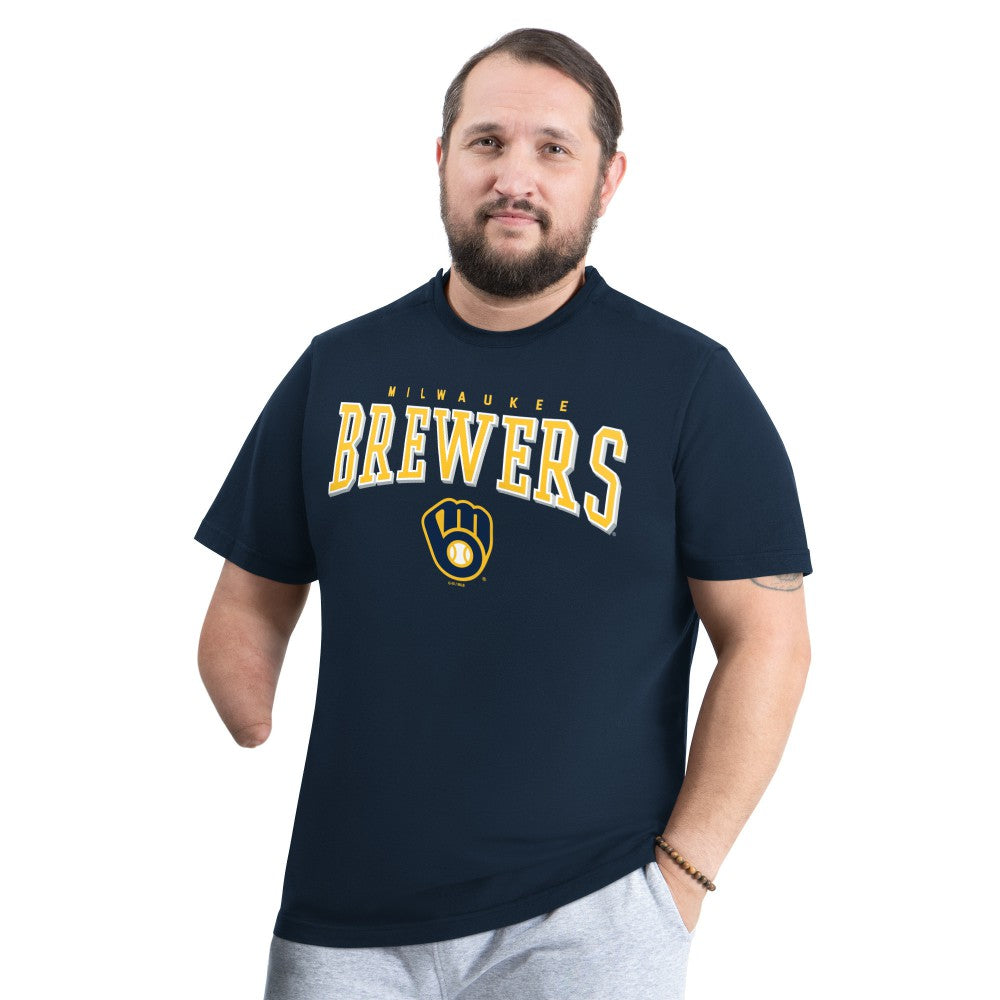 Milwaukee Brewers G-III Sports by Carl Banks Adaptive Classic Team Spirit T-Shirt discount