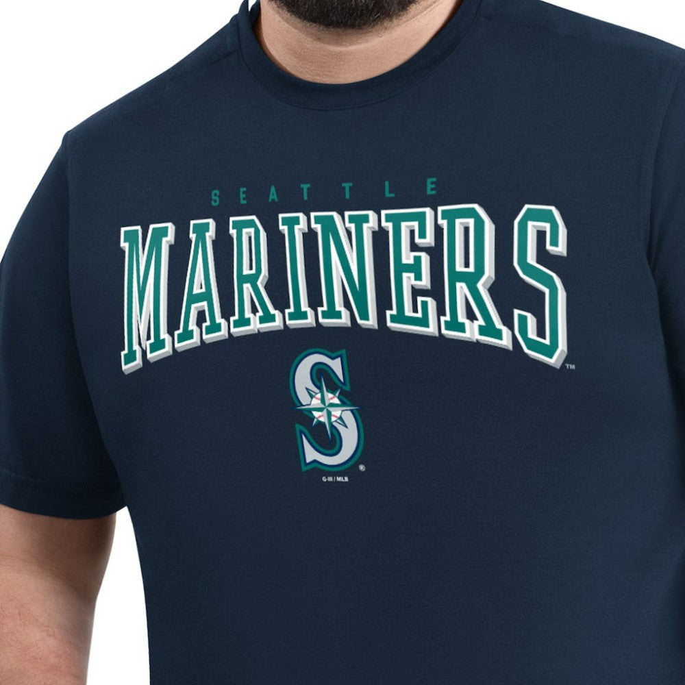 Seattle Mariners G-III Sports by Carl Banks Adaptive Classic Team Spirit T-Shirt Lifestyle