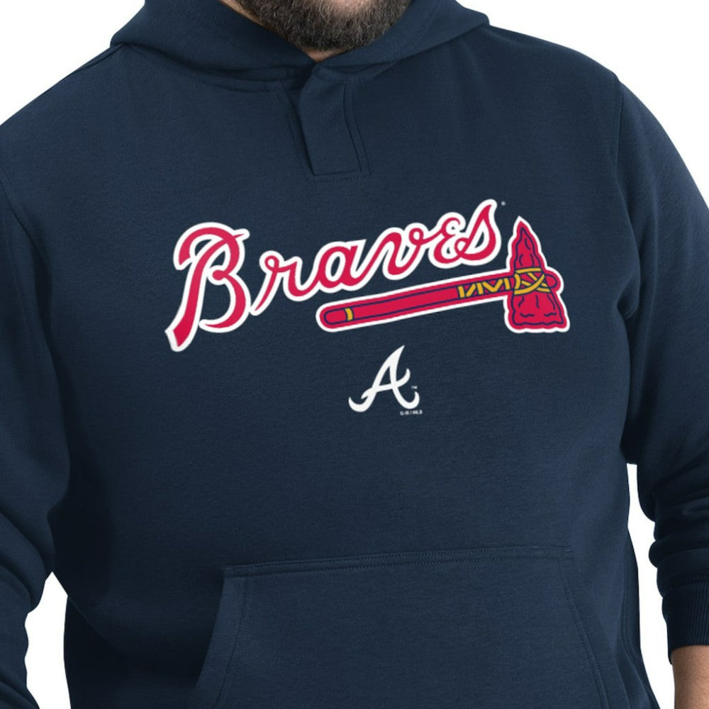 Atlanta Braves G-III Sports by Carl Banks Adaptive Lockup Fleece Hoodie discount