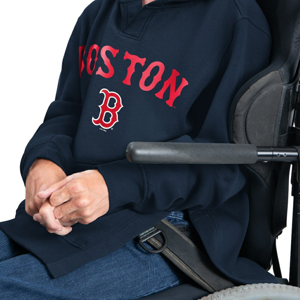 Boston Red Sox G-III Sports by Carl Banks Adaptive Lockup Fleece Hoodie Lifestyle
