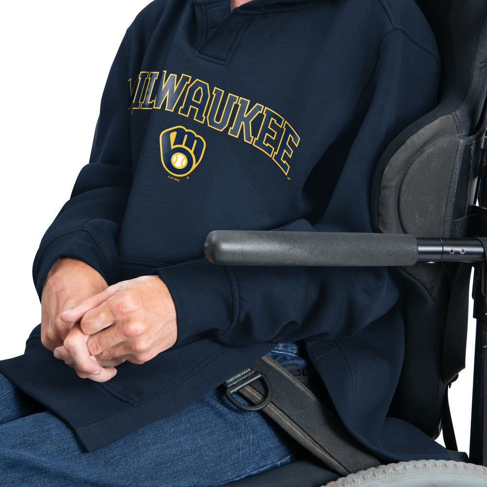 Milwaukee Brewers G-III Sports by Carl Banks Adaptive Lockup Fleece Hoodie Sale