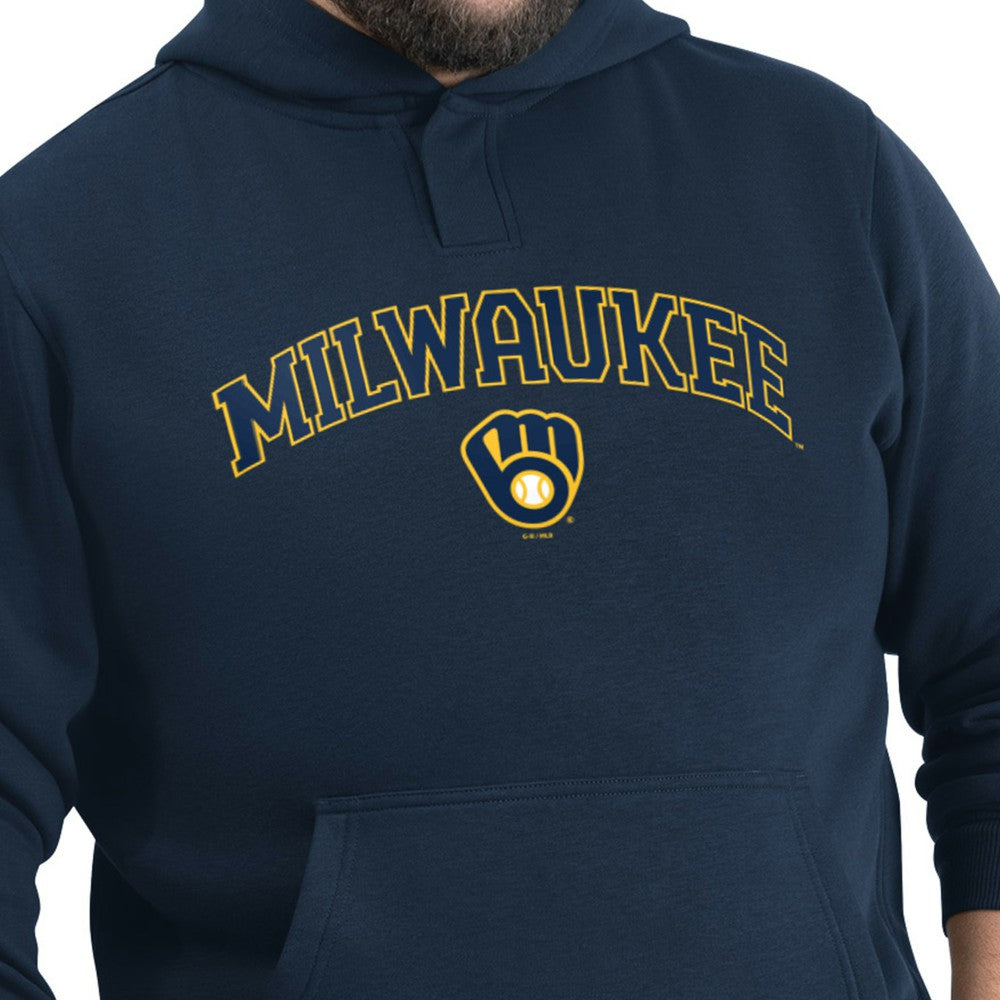 Milwaukee Brewers G-III Sports by Carl Banks Adaptive Lockup Fleece Hoodie Sale