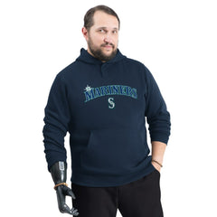 Seattle Mariners G-III Sports by Carl Banks Adaptive Lockup Fleece Hoodie On Sale