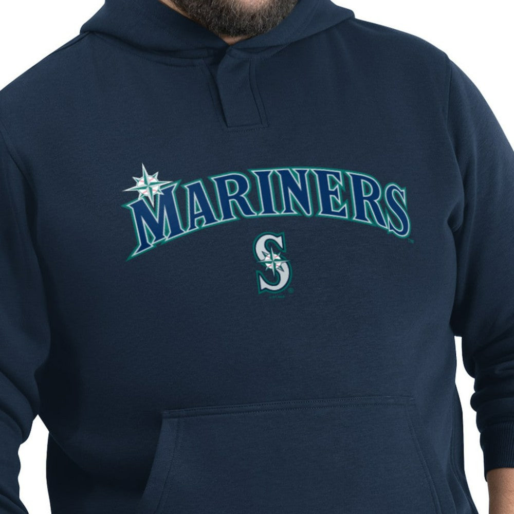 Seattle Mariners G-III Sports by Carl Banks Adaptive Lockup Fleece Hoodie On Sale