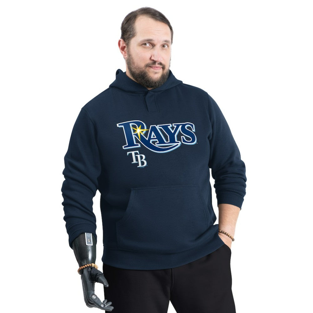 Tampa Bay Rays G-III Sports by Carl Banks Adaptive Lockup Fleece Hoodie Clearance