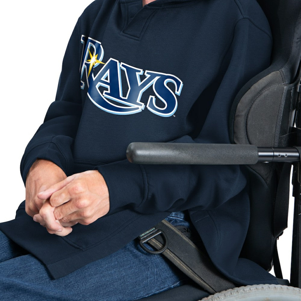 Tampa Bay Rays G-III Sports by Carl Banks Adaptive Lockup Fleece Hoodie Clearance