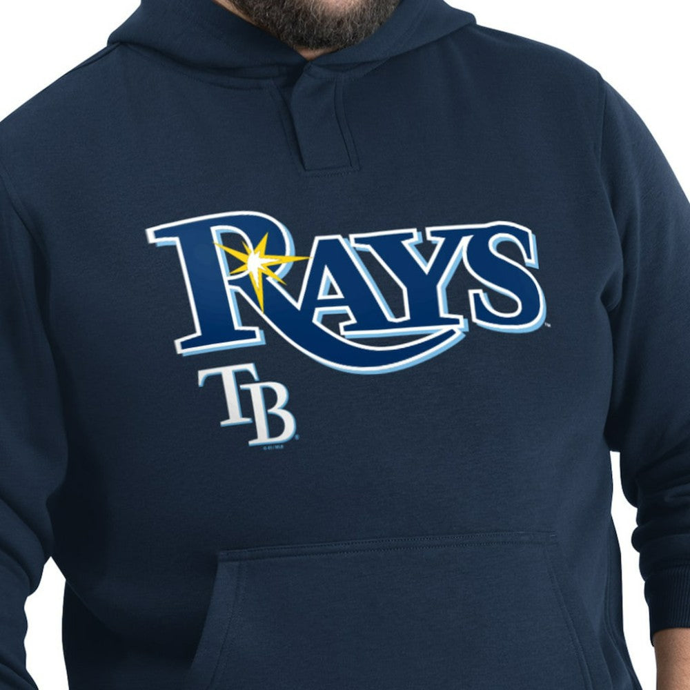 Tampa Bay Rays G-III Sports by Carl Banks Adaptive Lockup Fleece Hoodie Clearance