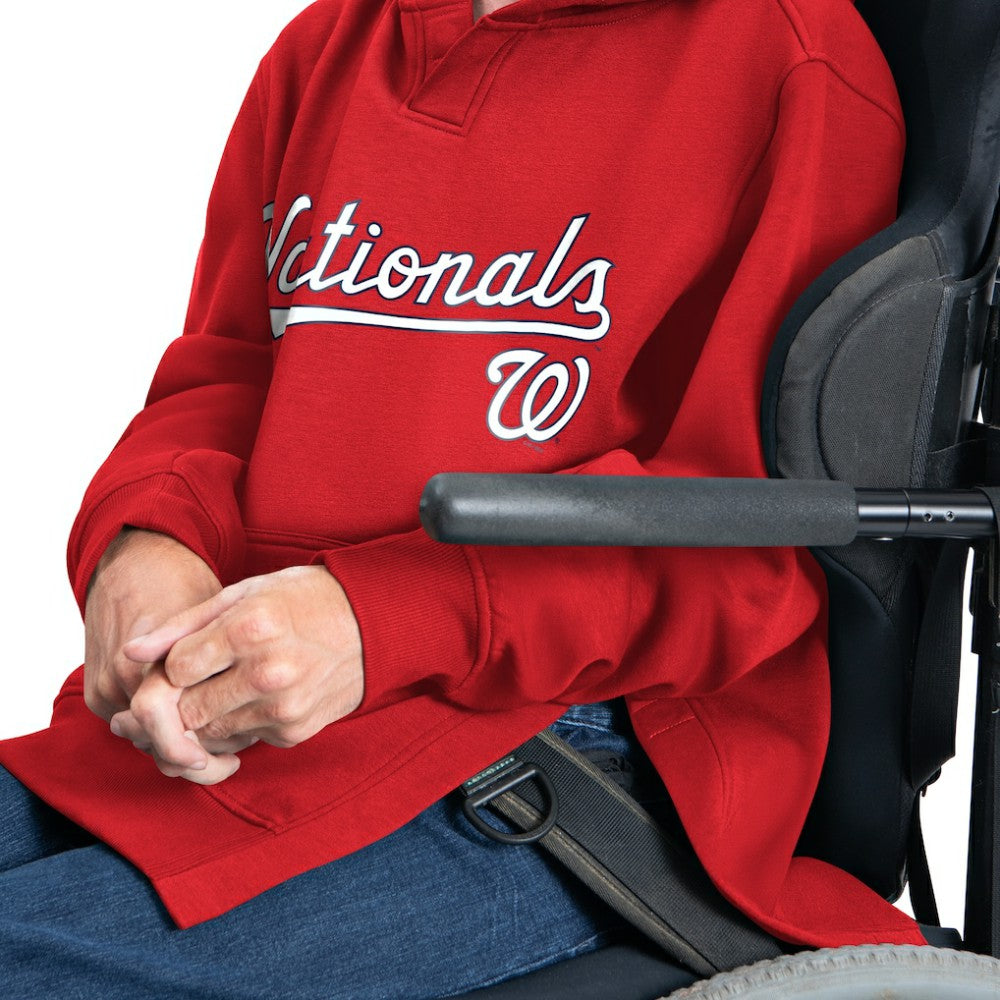 Washington Nationals G-III Sports by Carl Banks Adaptive Lockup Fleece Hoodie Clearance