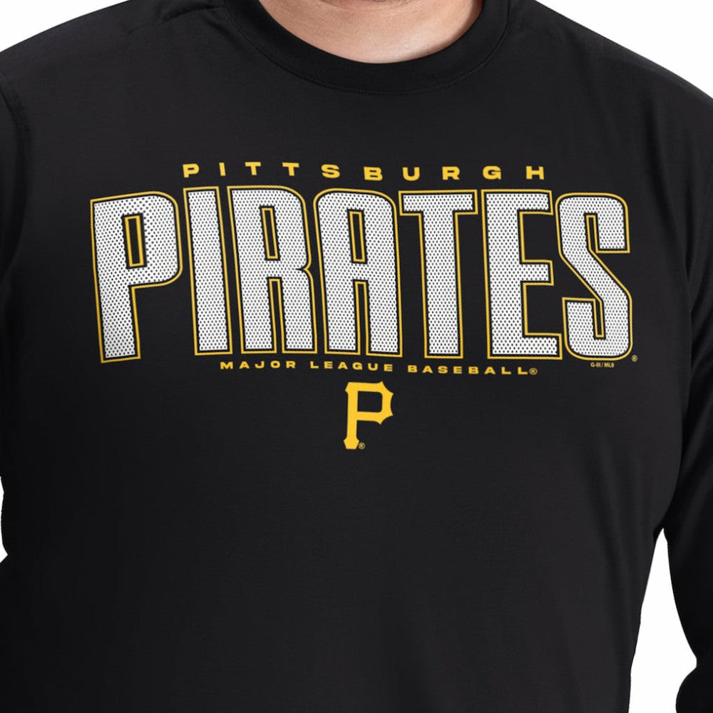 Pittsburgh Pirates G-III Sports by Carl Banks Adaptive Long Sleeve T-Shirt Sale