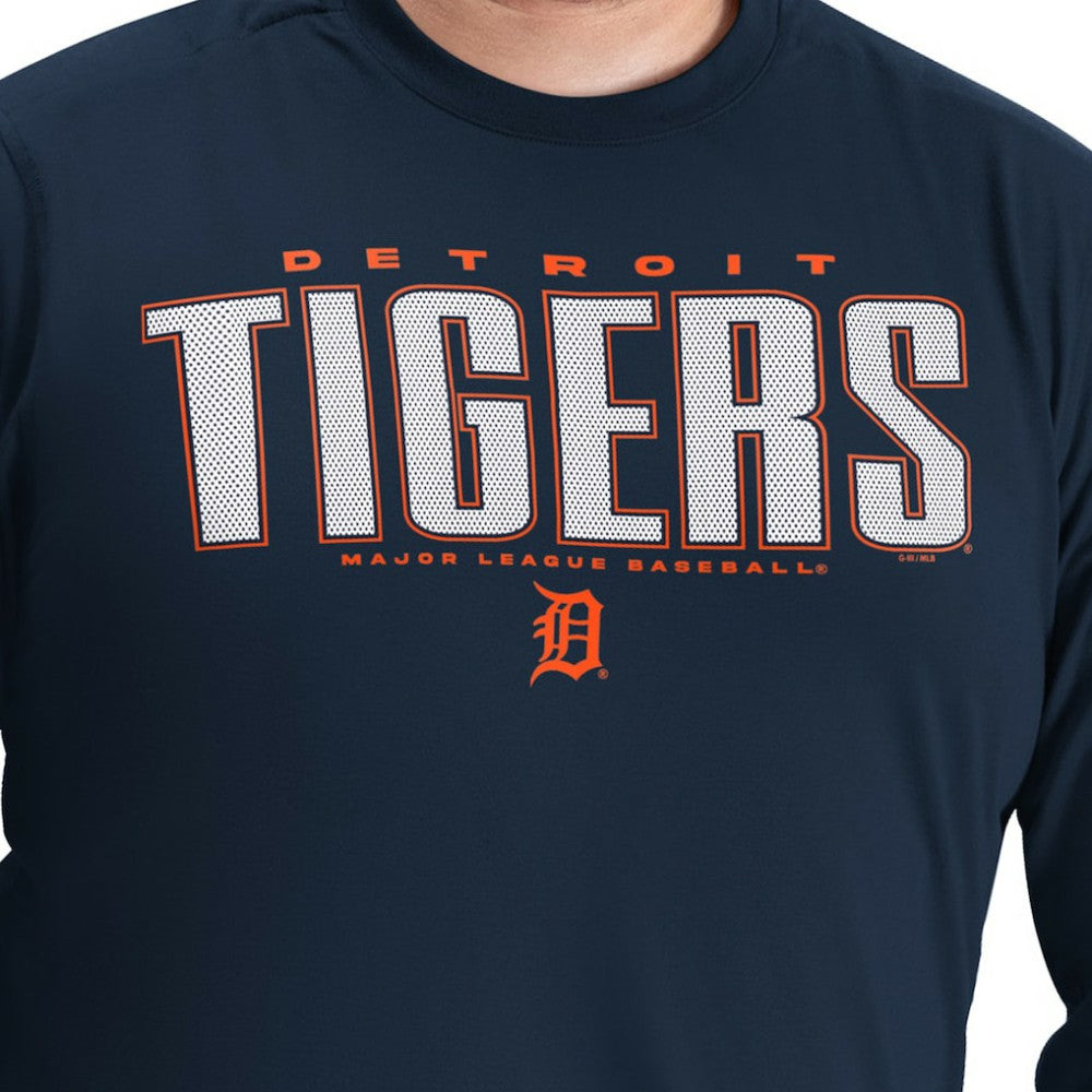 Detroit Tigers G-III Sports by Carl Banks Adaptive Long Sleeve T-Shirt Near Me