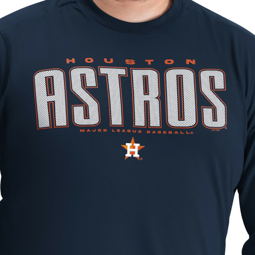 Houston Astros G-III Sports by Carl Banks Adaptive Long Sleeve T-Shirt Sale
