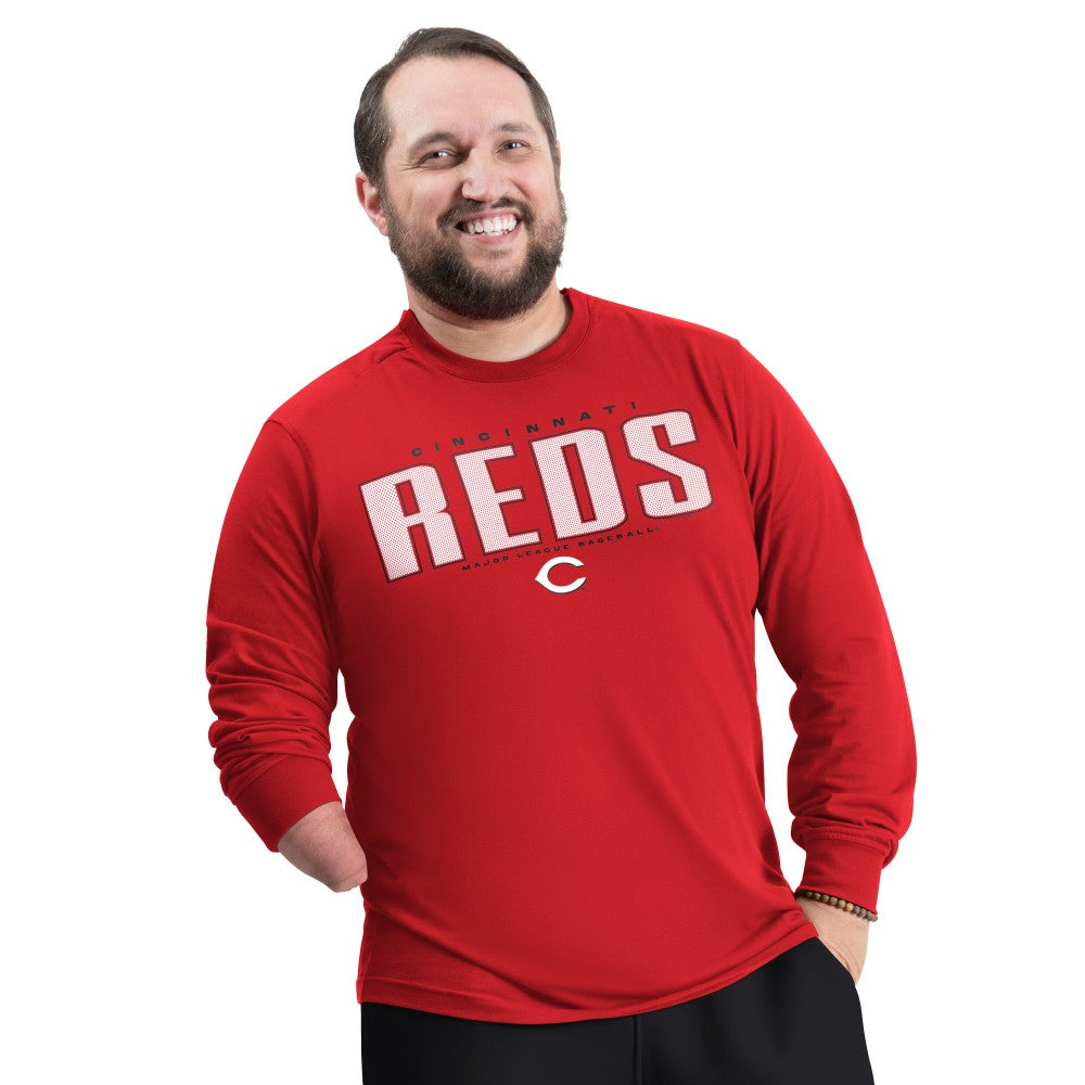 Cincinnati Reds G-III Sports by Carl Banks Adaptive Long Sleeve T-Shirt Online