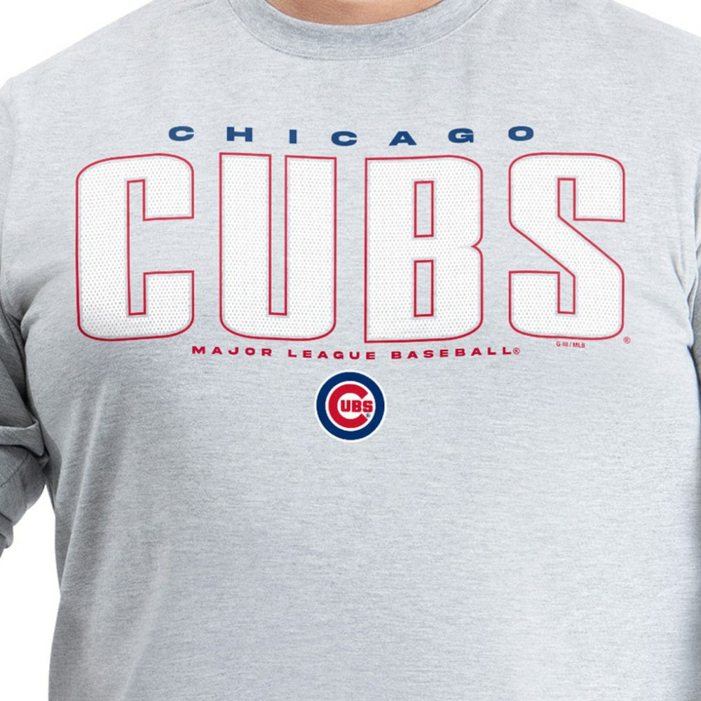 Chicago Cubs G-III Sports by Carl Banks Adaptive Long Sleeve T-Shirt for sale