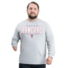 Texas Rangers G-III Sports by Carl Banks Adaptive Long Sleeve T-Shirt Clearance
