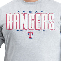 Texas Rangers G-III Sports by Carl Banks Adaptive Long Sleeve T-Shirt Clearance