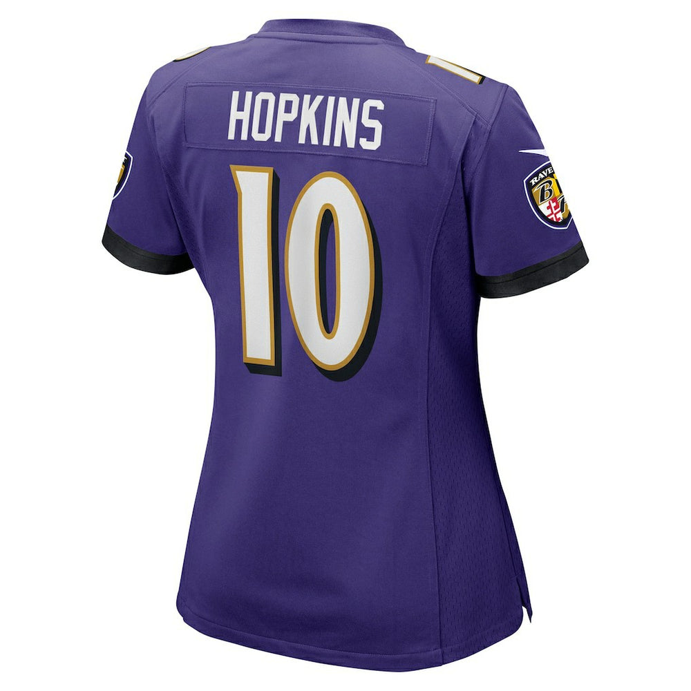 DeAndre Hopkins Baltimore Ravens Women's Team Game Jersey Purple - Nike