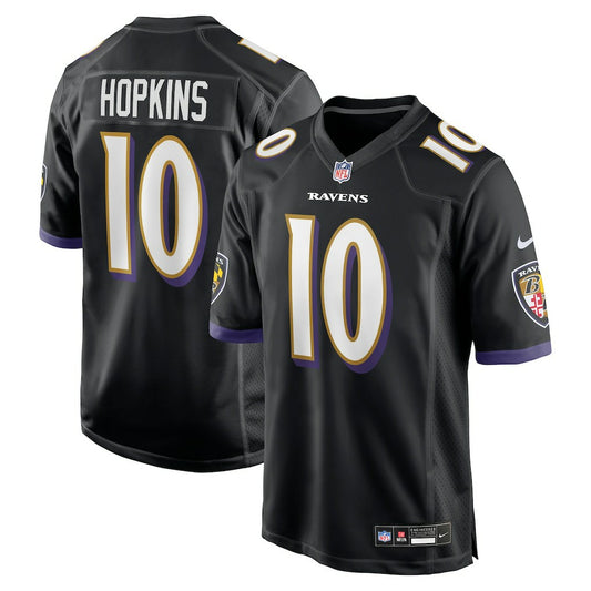 DeAndre Hopkins Baltimore Ravens Alternate Game Jersey - Black | NFL Jerseys