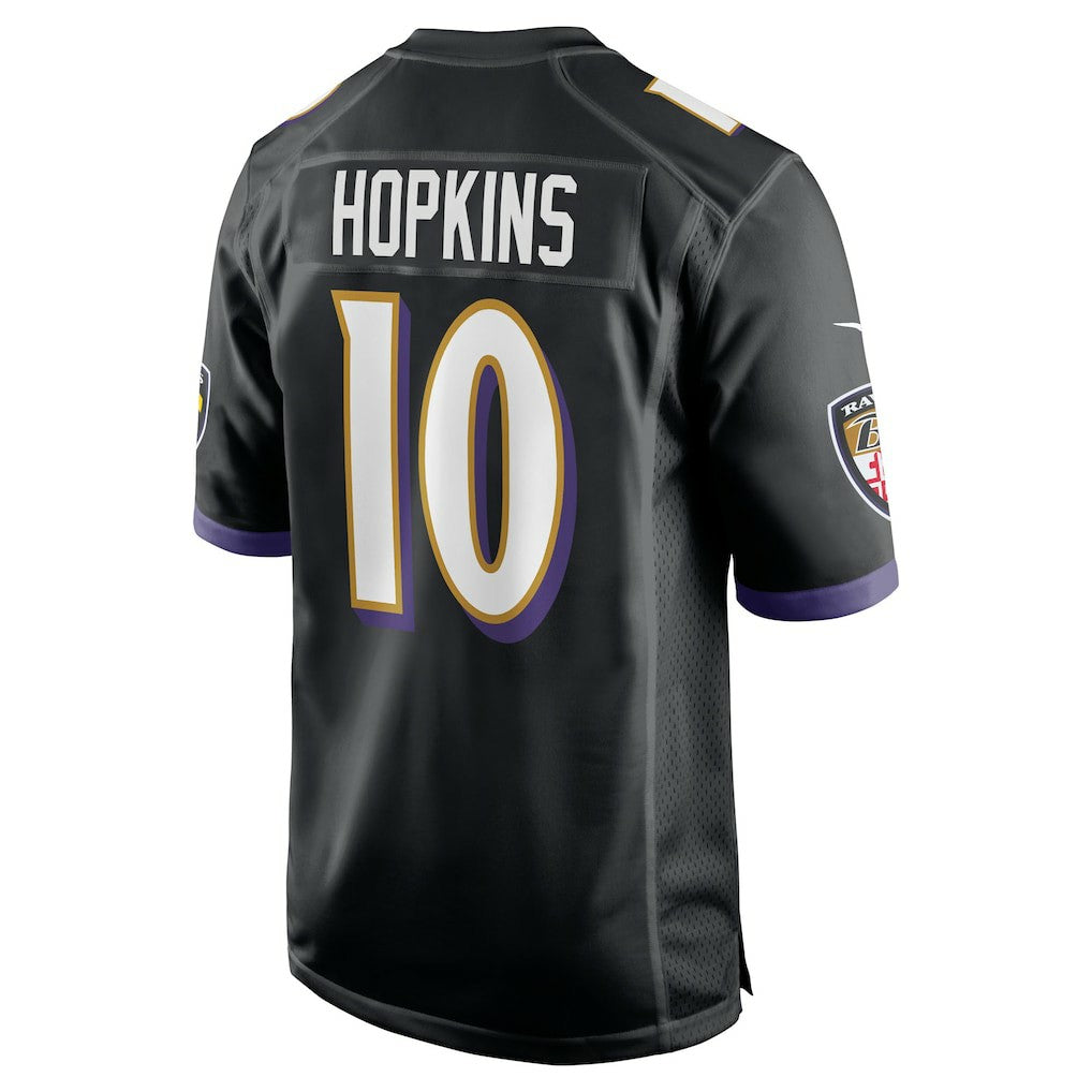 DeAndre Hopkins Baltimore Ravens Alternate Game Jersey - Black | NFL Jerseys