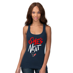 Houston Texans G-III 4Her by Carl Banks Women's She's Next Tank Top Navy - NFL