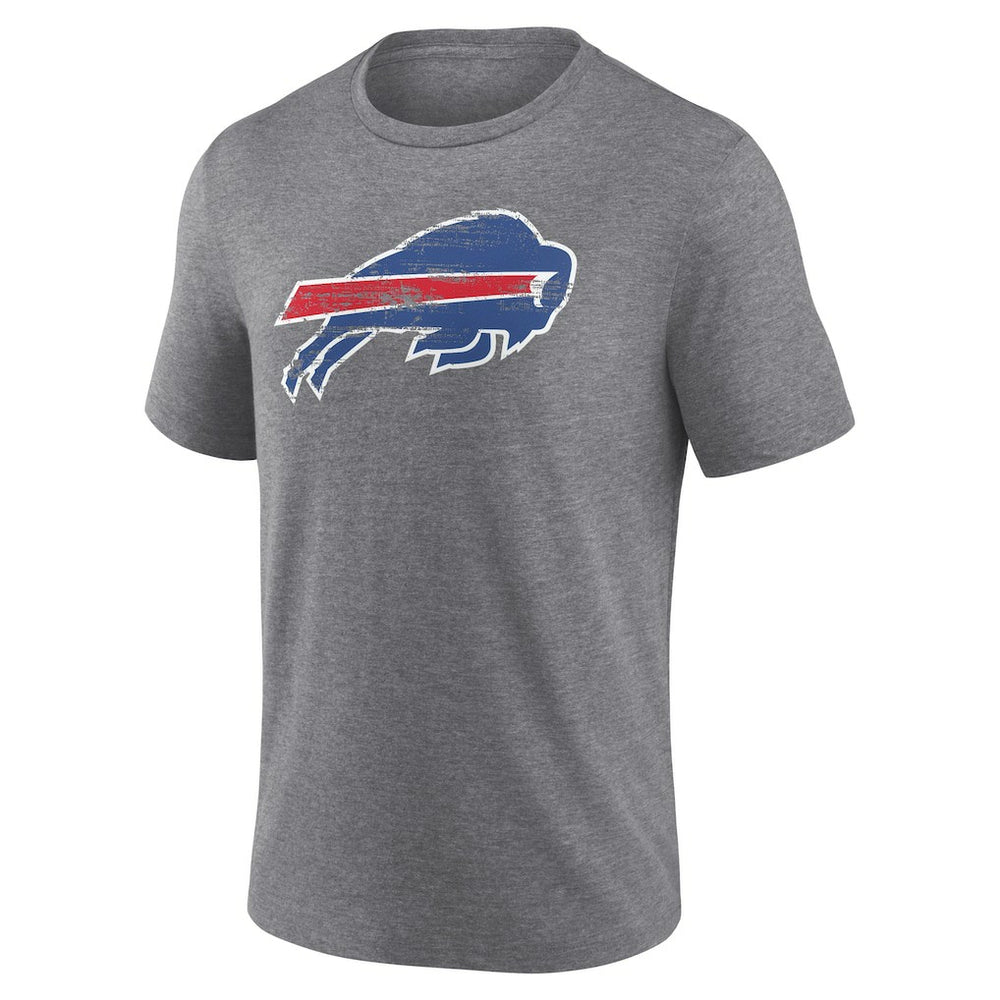 Buffalo Bills Heritage Custom Name & Number Tri-Blend T-Shirt Gray - NFL
