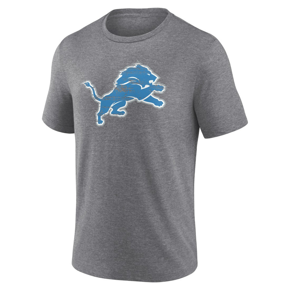Detroit Lions Heritage Custom Name & Number Tri-Blend T-Shirt Gray - NFL