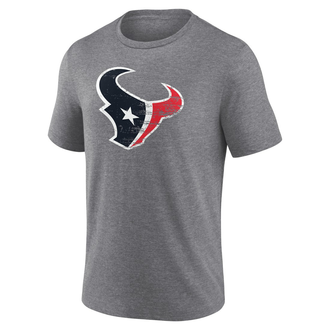 Houston Texans Heritage Custom Name & Number Tri-Blend T-Shirt Gray - NFL