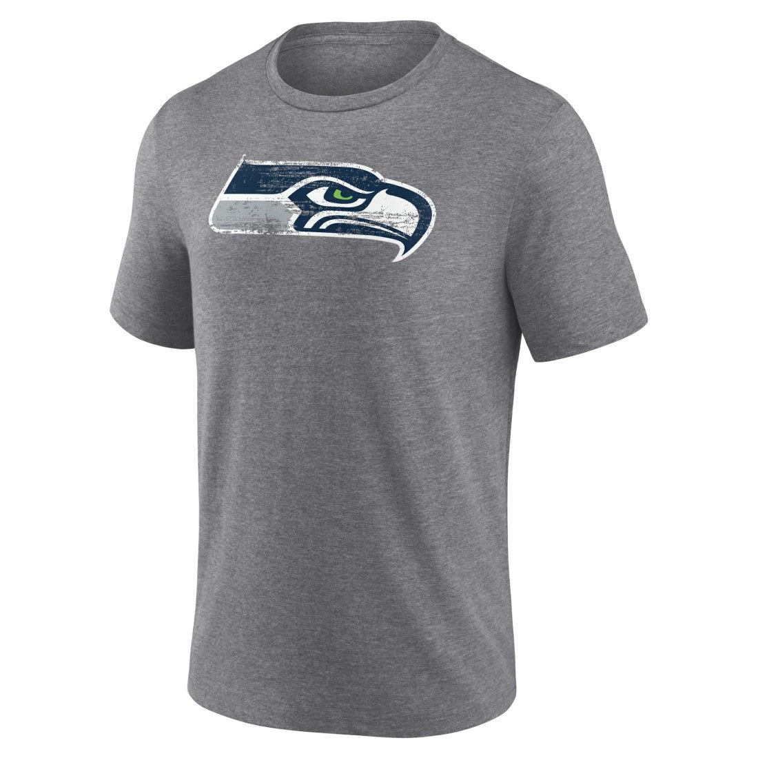 Seattle Seahawks Heritage Custom Name & Number Tri-Blend T-Shirt Gray - NFL