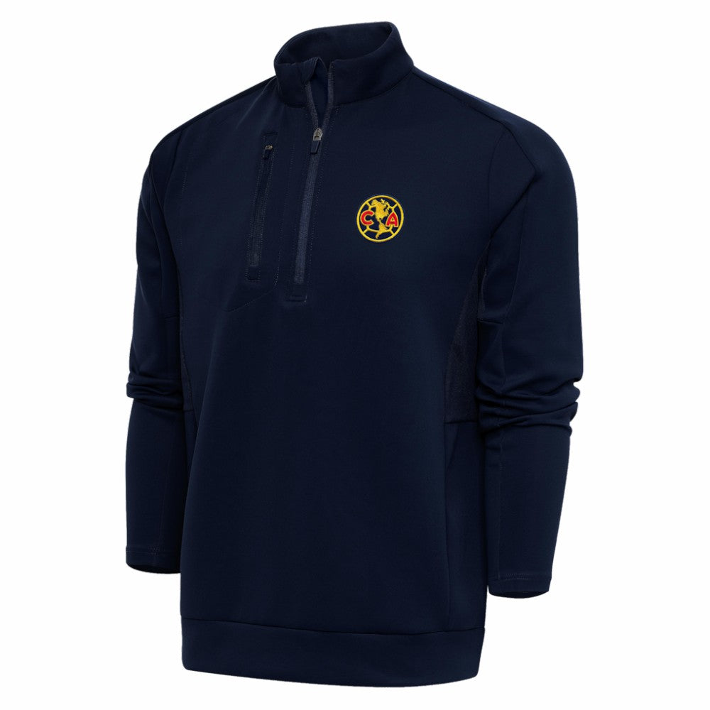 Club America Antigua Genesis Quarter-Zip Pullover - Navy