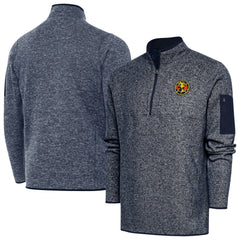 Club America Antigua Elevate Quarter-Zip Pullover - Heather Navy