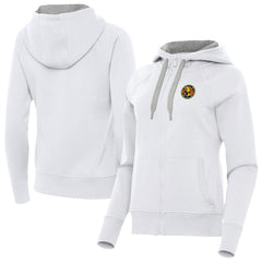 Club America Antigua Women's Takeover Full-Zip Hoodie - White