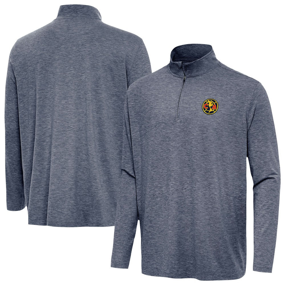 Club America Antigua Master Quarter-Zip Pullover - Heather Navy