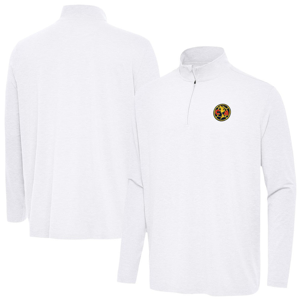 Club America Antigua Master Quarter-Zip Pullover - White