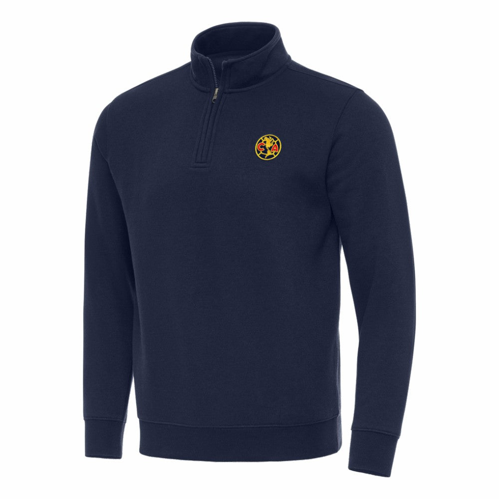 Club America Antigua Landslide Quarter-Zip Pullover - Navy