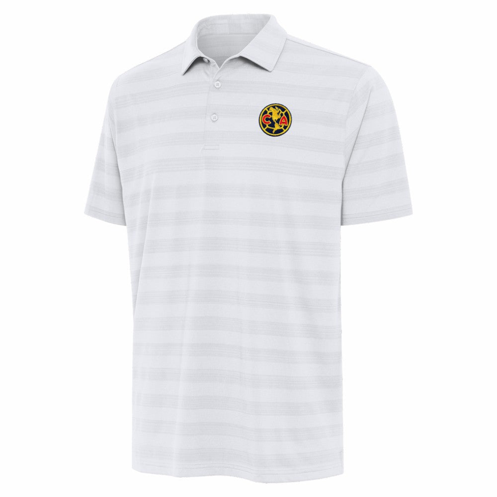 Club America Antigua Men's Channel Polo - White