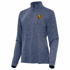 Club America Antigua Women's Master Quarter-Zip Pullover - Heather Navy