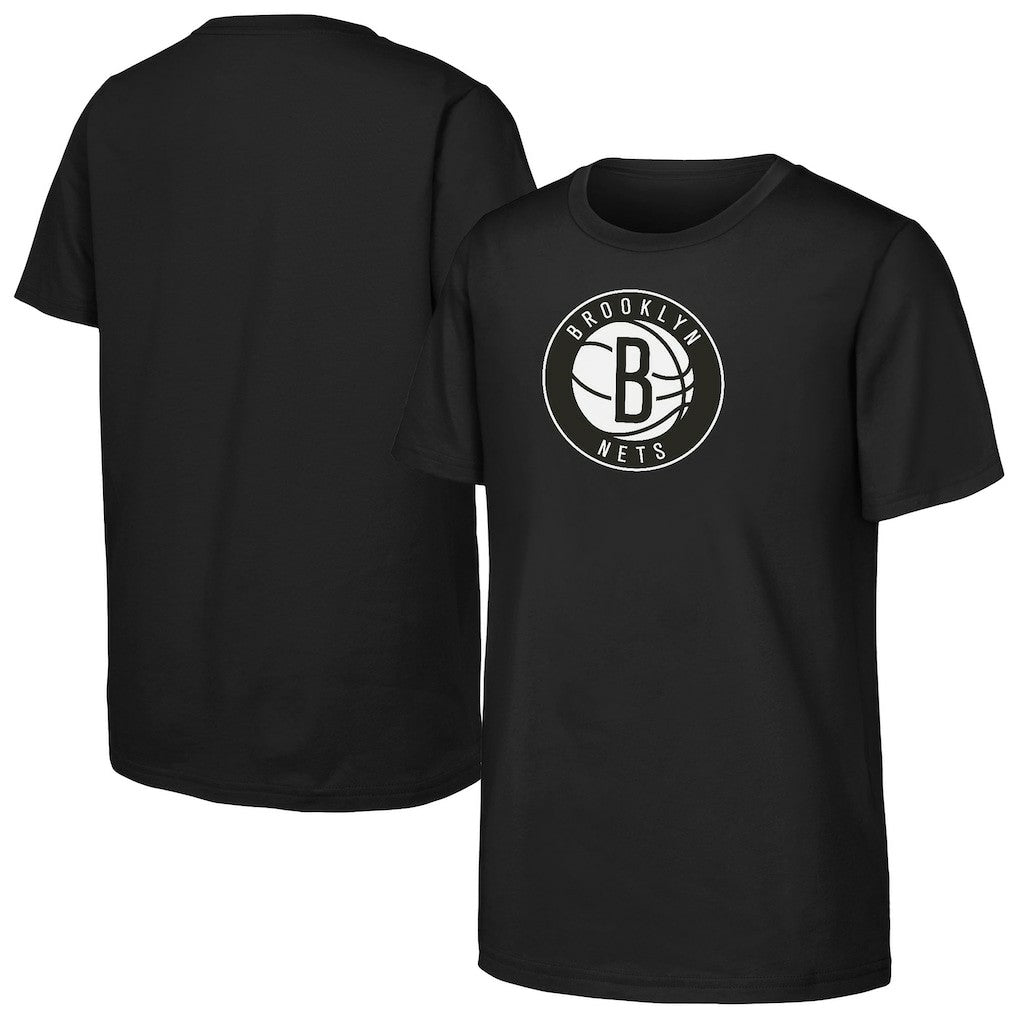 NBA - Brooklyn Nets Outerstuff Youth Primary Logo T-Shirt - Black