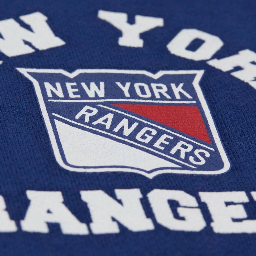 New York Rangers Mitchell & Ness Women's Vintage Crewneck Sweatshirt Blue