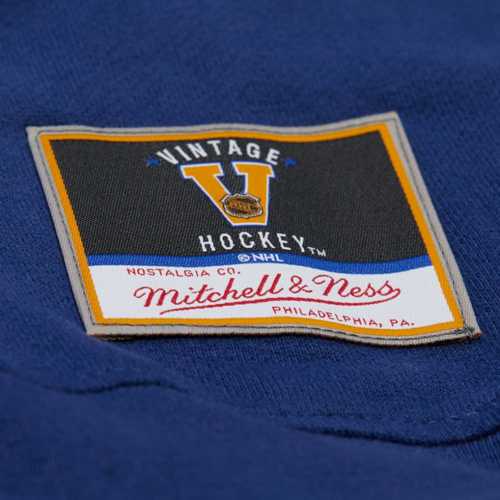 New York Rangers Mitchell & Ness Women's Vintage Crewneck Sweatshirt Blue