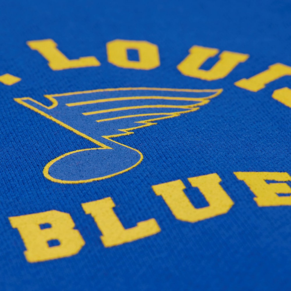 St. Louis Blues - Mitchell & Ness Women's Vintage Crewneck Sweatshirt Blue