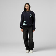 Seattle Kraken Mitchell & Ness Women's Vintage Crewneck Sweatshirt Deep Sea Blue