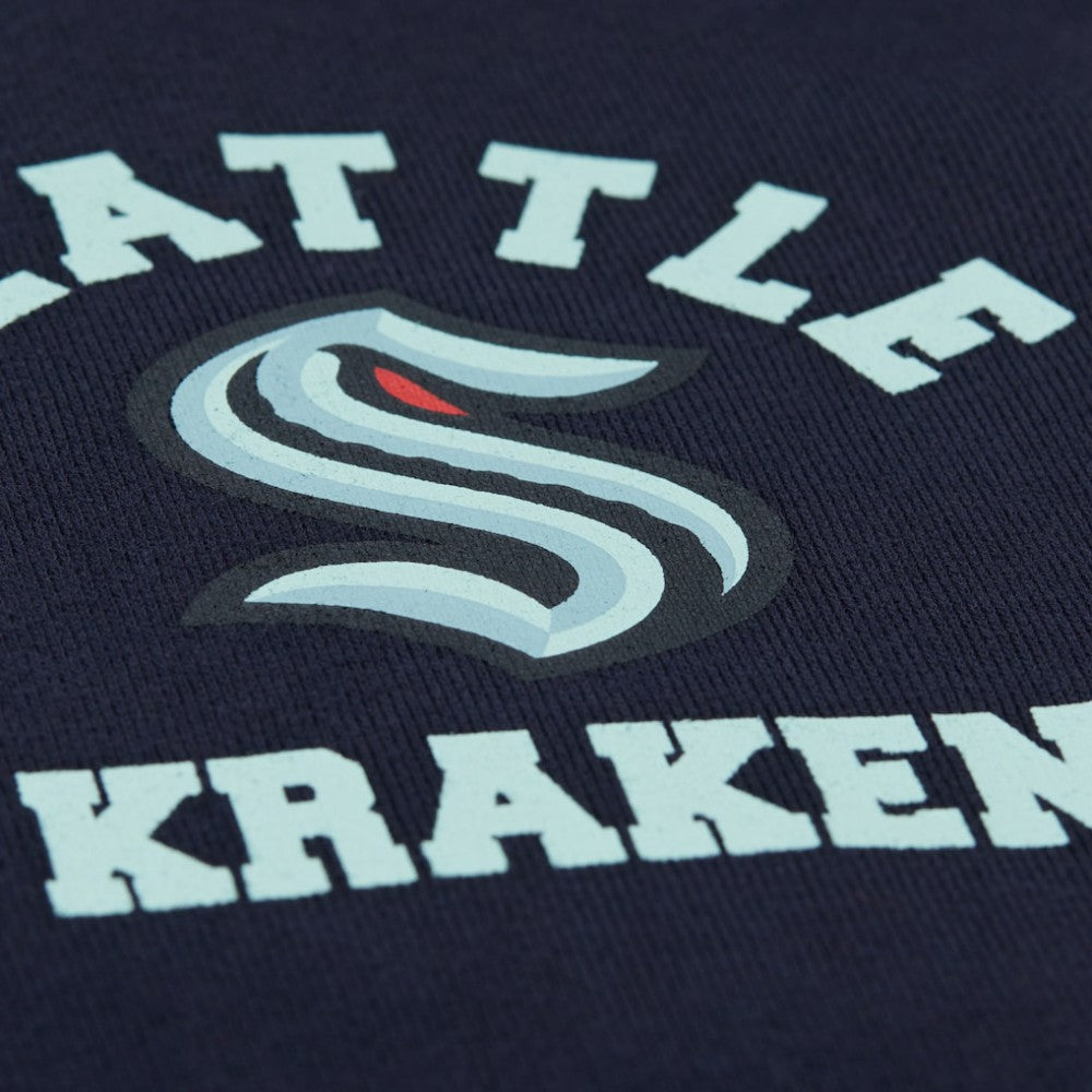 Seattle Kraken Mitchell & Ness Women's Vintage Crewneck Sweatshirt Deep Sea Blue