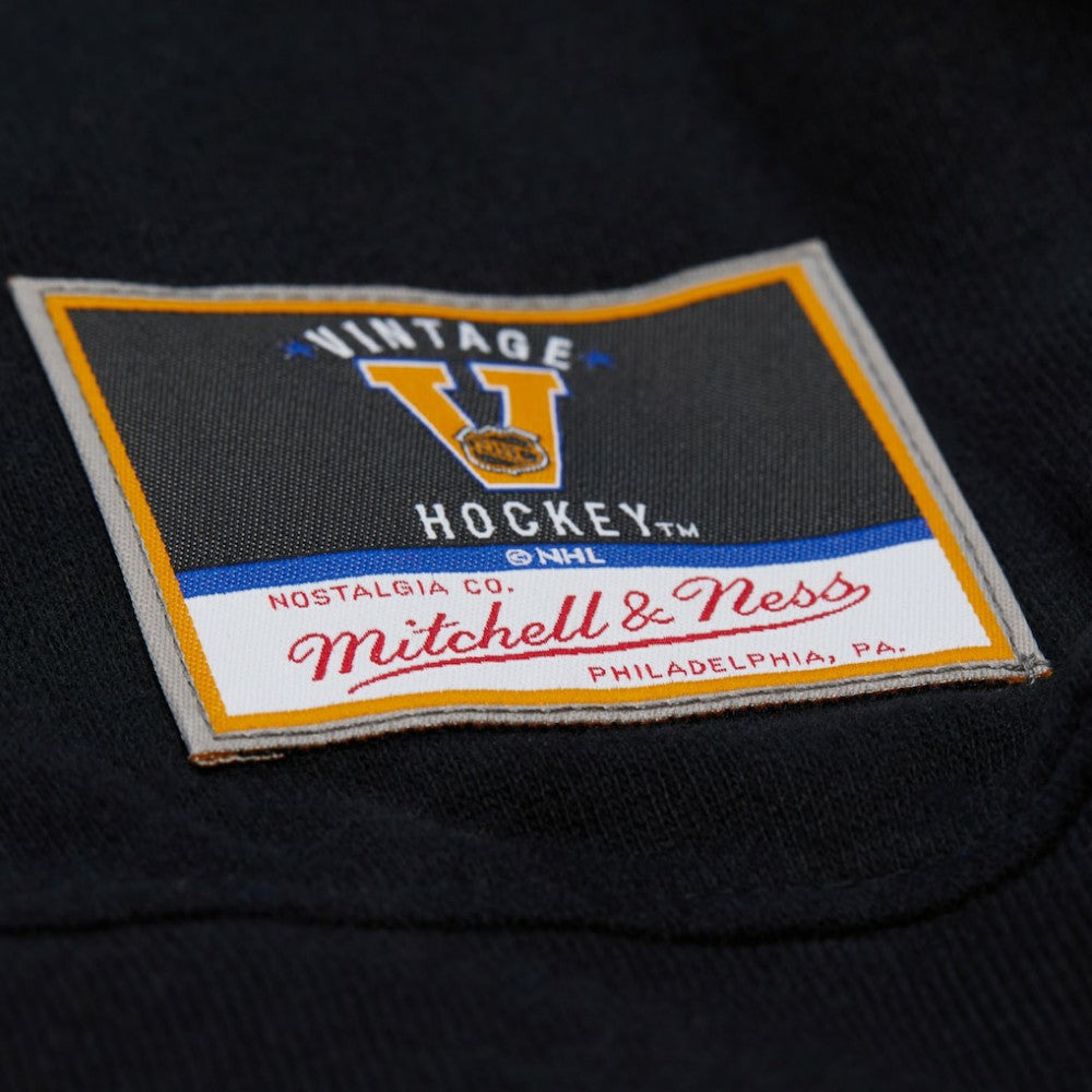 Boston Bruins Mitchell & Ness Women's Vintage Crewneck Sweatshirt Black