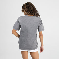 Minnesota Vikings Gameday Couture Women's Relaxed Iconic Edge Rhinestone V-Neck T-Shirt Gray - NFL