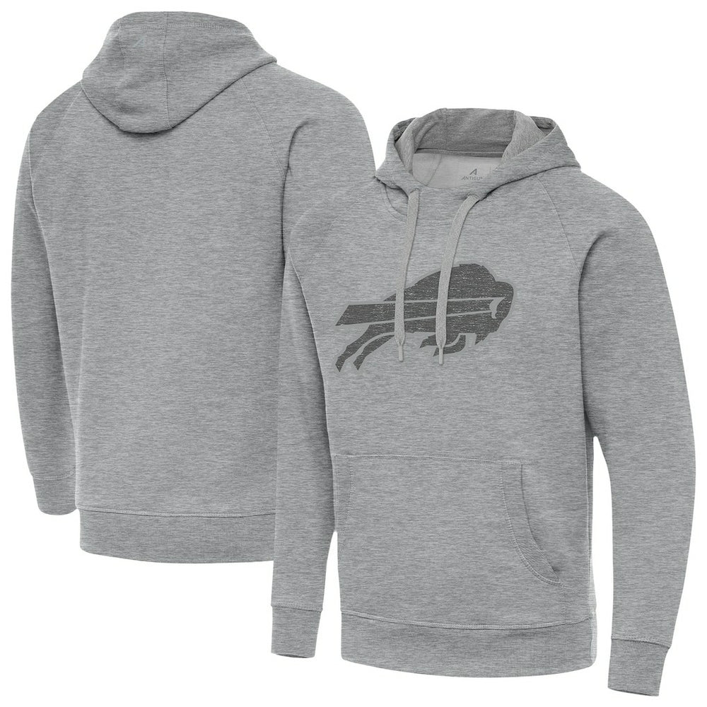 Buffalo Bills Antigua Victory Hoodie Heather Gray - NFL
