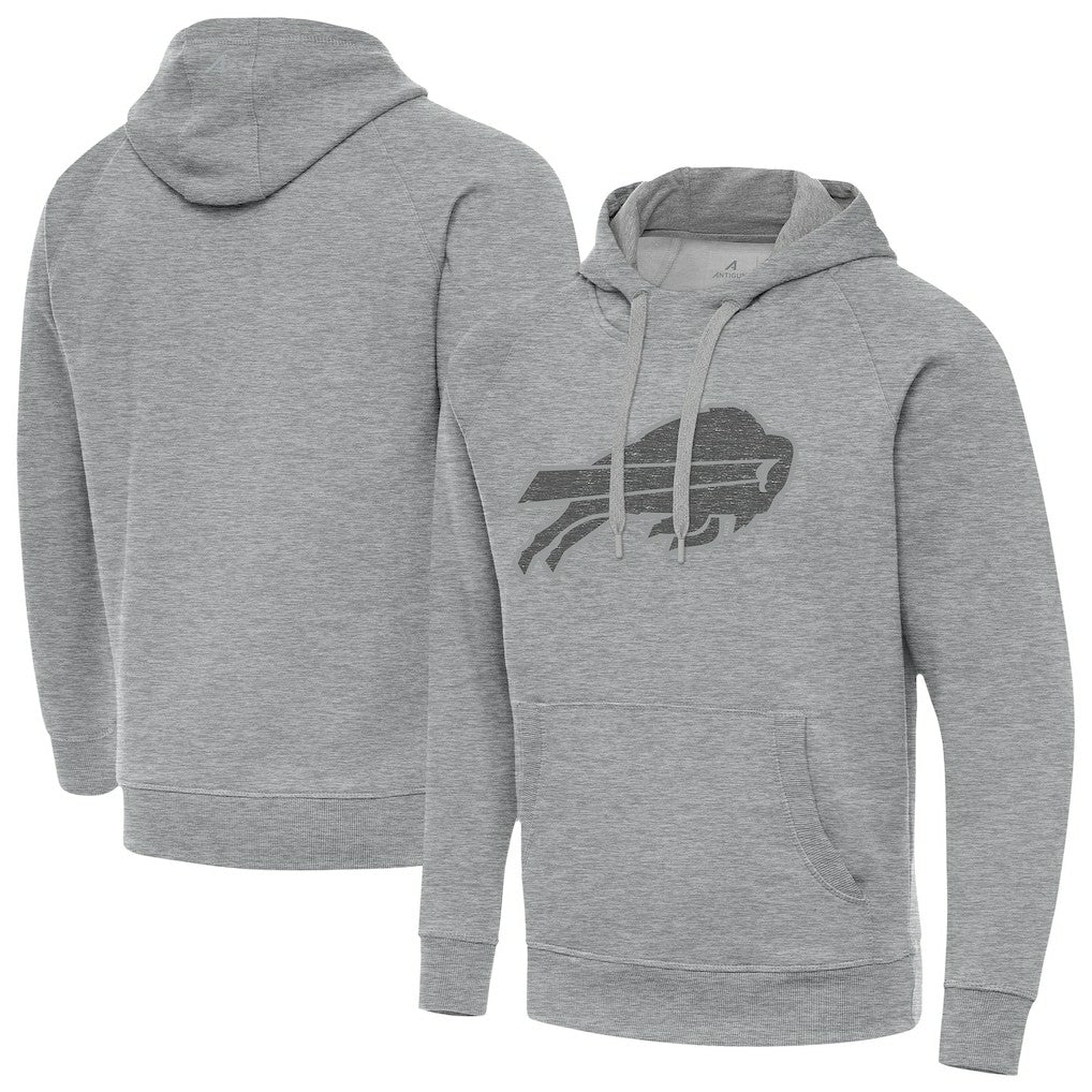 Buffalo Bills Antigua Victory Hoodie Heather Gray - NFL