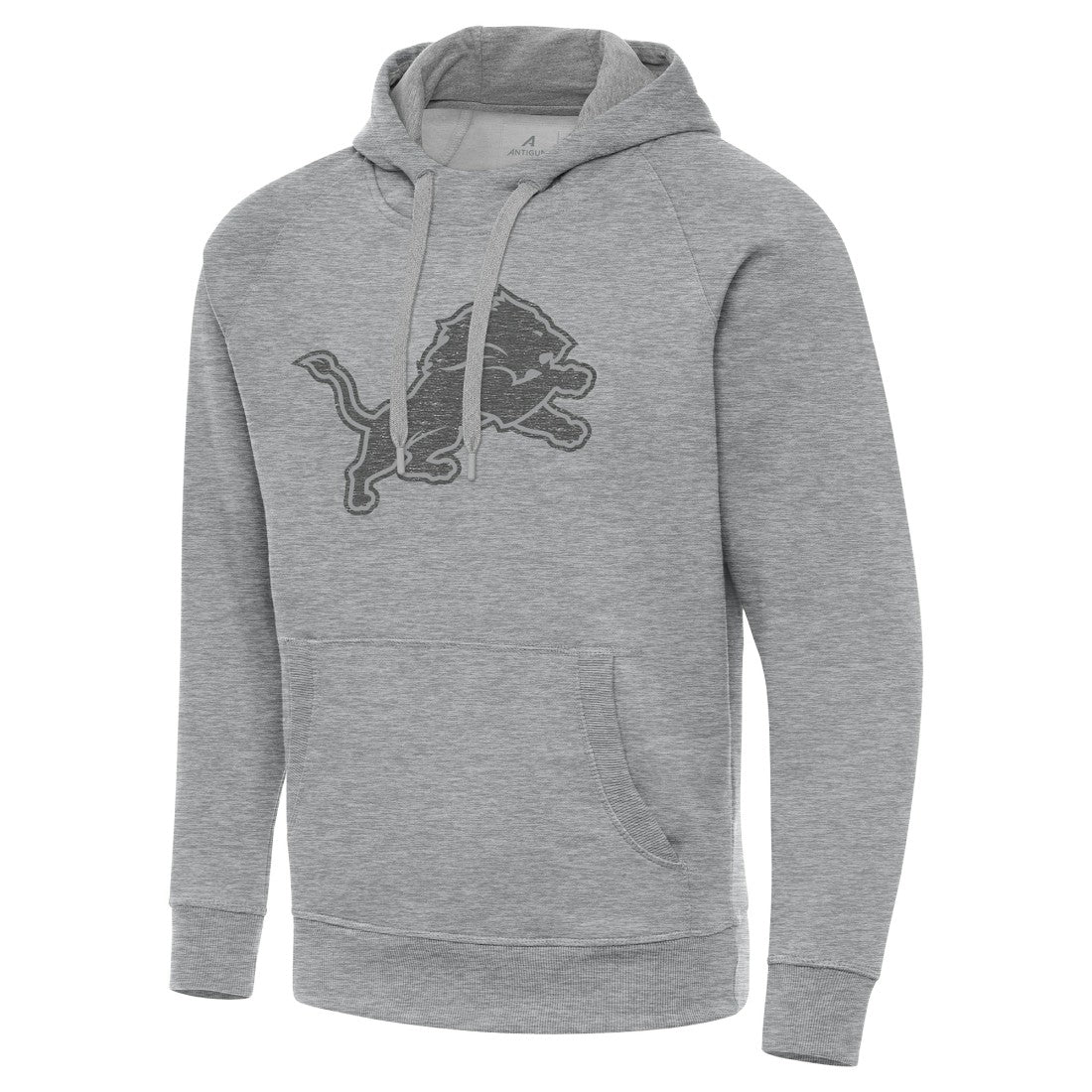 Detroit Lions Antigua Victory Hoodie Heather Gray - NFL
